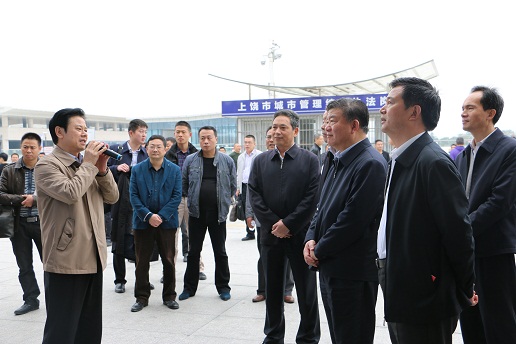 全國人大副委員長、中國紅十字會會長陳竺在上饒市調(diào)研，并視察綜合交通樞紐等項(xiàng)目