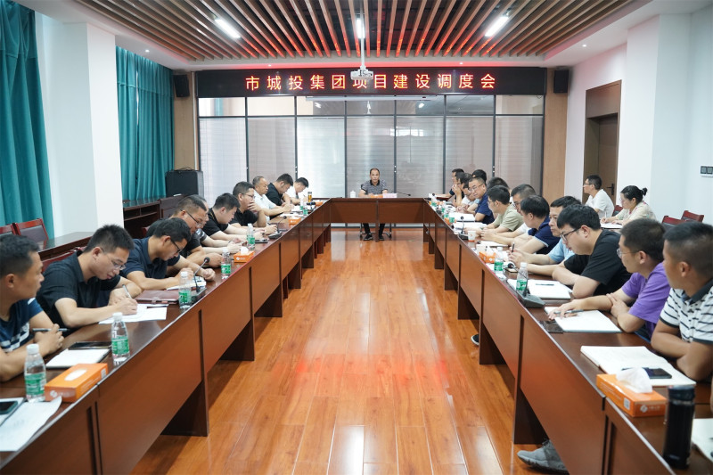 市城投集團召開項目建設(shè)調(diào)度會